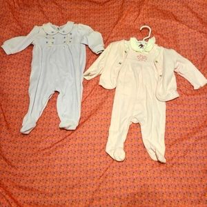 Bundle 2 Girl Romper Size 3-6Mos